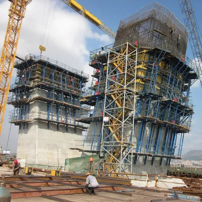 Steel Wood Zulin Q235 Building Material Automatic Self Climbing Formwork