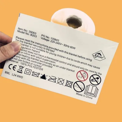 Custom Brand Cotton Polyester Clothes Damask Centerfold Clothing Labeling Machine Digital Price Wash Printing Labels Woven Label