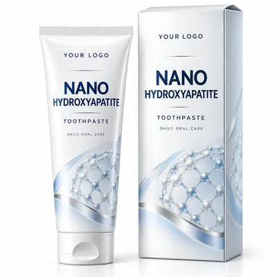 Fdi Certified Apple Flavor Nano Hydroxyapatite Toothpaste Without Fluoride