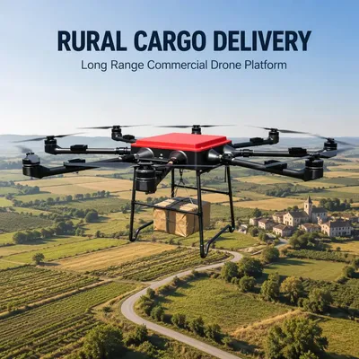 50kg 100kg Payload Long Range Heavy Lift Cargo Search Rescue Drone