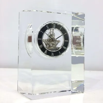 Home Decoration High Quality Crystal Gifts Small Clock