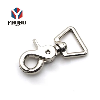 Durable Steel Spring Lobster Clasp Swivel Snap Hook for Lanyards