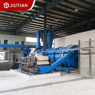 Biomass Heat Source Bean Residue Dryer Soy Waste Drying Plant