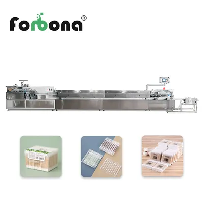High Speed Cotton-Swab-Machine Automatic Cosmetic Cotton Bud Machine