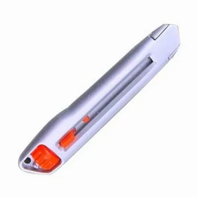 Popular White Zinc Alloy Auto Retractable Utility Knives