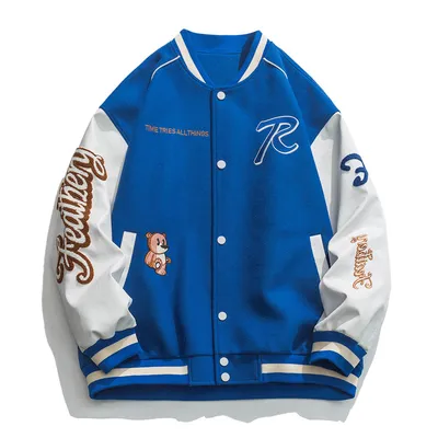 Baseball Jackets Custom Baseball Varsity Jacket Hooded Baseball Jacket