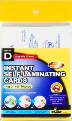 Instant Self-Laminating Name Card