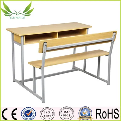 Adjustable Student Desk and Bench Set for Classrooms