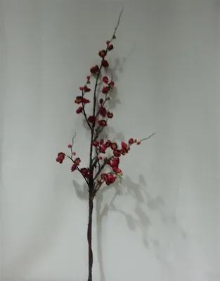 Aritificial Silk Little Branch Peach Blossom Flowers for Decoration