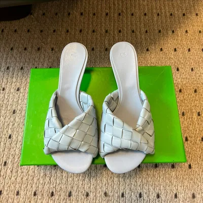 Luxury Folded Heel Mules BV Minimalist Blink Collection