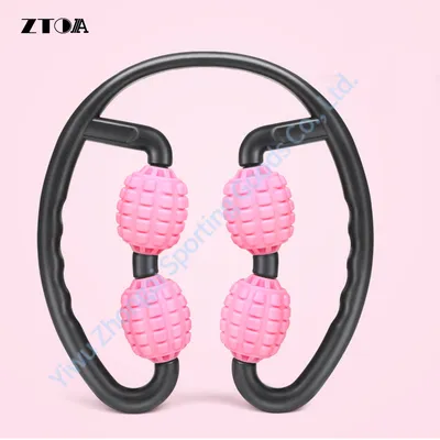Ring Leg Clamp Four Wheel Yoga Massager Leg Clamp