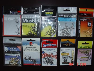 Swivels, Hooks for Fishing Tackle
