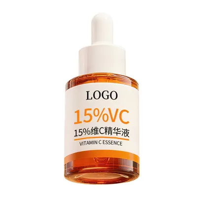 OEM Private Label 15% L-Ascorbic Acid Face Serum Even Skin Tone Radiance