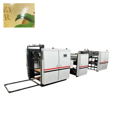 New Design Premium Intelligent Paper Surface Embossing Machine for Paper Bag Production