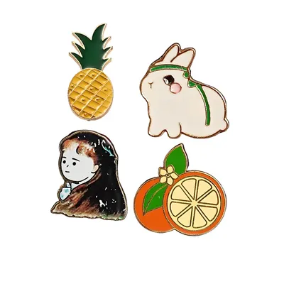 Factory Supplier Personalized Pines PARA Gorras Design Cartoon Lapel Pin Enamel Custom Metal Logo Badge