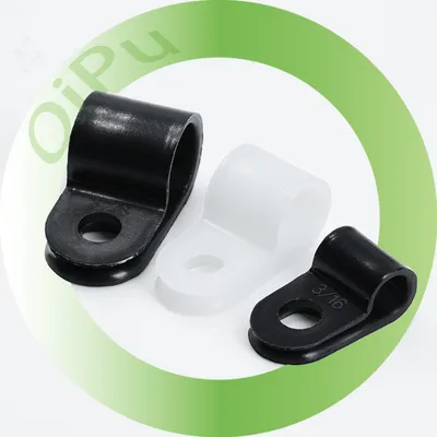 Standard Screw Type Plastic R Type Cable Clamps