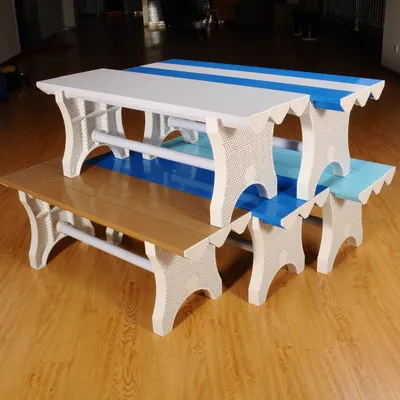 Library or Laboratory Stool and Chair