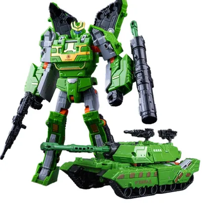 Boy's Car Children's Mecha Transforming Robot Transforming Toy