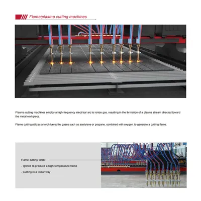 Zmde Perfect Steel Sheet Beams Plasma Cutter Flame/Plasma Cutter Built in Compressor/Flame Metal Cutter