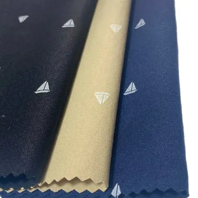 Woven Printed Fabric Viscose Nylon Spandex Stretch Bengaline for Women's Pants Leggings and Dresses