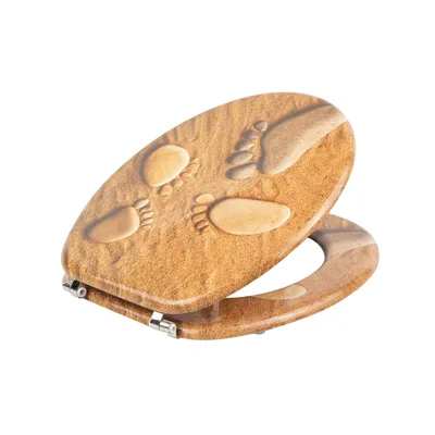 Anti Warp Easy Paint MDF Printing Toilet Seats for Guest Bathroom