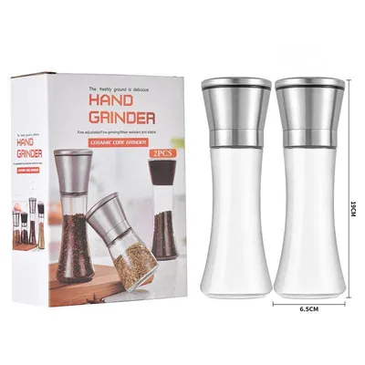New Design Moisture-Resistant Manual Hand Crank Spice Grinder for Home Kitchen Use