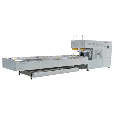 on Line Automatic Plastic UPVC PVC PP Pipe Belling Machine Auto Socketing Machine External Pressure Available 110-250mm