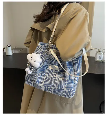 Large Capacity Shoulder Bag Commuting Tote Bag