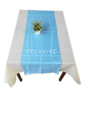 Kids Birthday Party Polyester Waterproof Rectangle Printed Tablecovers