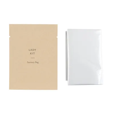 Wholesale Corn Starch Biodegradable Hygiene Bag Disposable Hotel Sanitary Bag