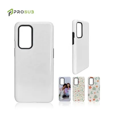 Prosub Sublimation Phone Cover Coated Case Customized Logo Sublimation 2 in 1 Blank Phone Cases for One Plus 9