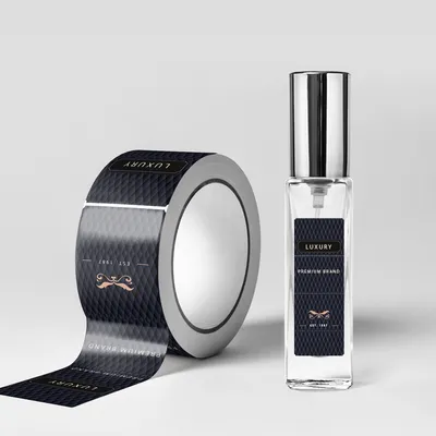Cosmetics Sticker Roll Vinyl Adhesivepackaging Labels for Skincare Products
