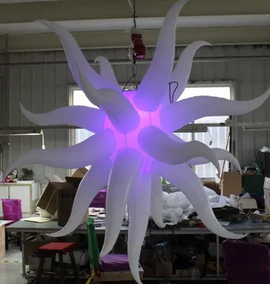2016 Hot Sale LED Changeable Inflatable Star for Event Party Decoration