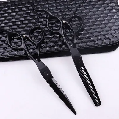 Custom Logo Hair Cutting Scissors Hairdressing 440c Hair Scissors Barber Scissors with Sharp Edge