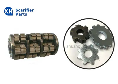 10" Tungsten Carbide Scarifier Cutter Drum for Concrete Floor Planer Scarifier Drums for Floor Scarifier