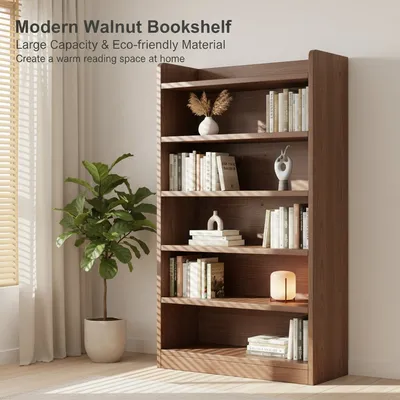 Modern Wood Cabinet with Door, Light Luxury Storage Cupboard Furniture Lockers