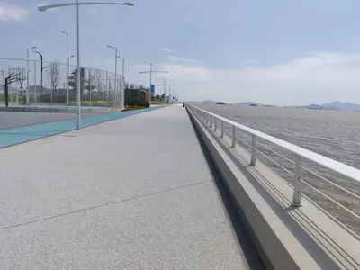 Zhejiang River Guardrail with Light - Bridge Guardrail Single Item