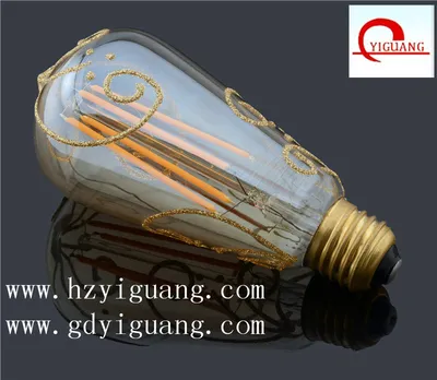 Decorative Design Retro Edison Light Source LED Filament Lamp T45