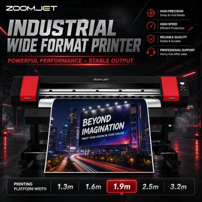 Low Cost 1.9m I1600 Eco Solvent Printer for Car Sticker PVC Film Printing