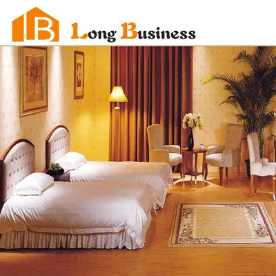 Old Style Hotel Overstock Wood Bed Furniture Outlet (LB-VW2030)