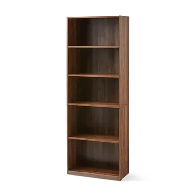 5-Shelf Bookcase with Adjustable Shelves