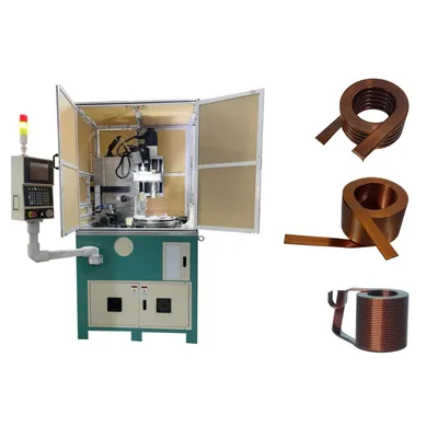 CNC Multi-Axis Wireless Shaft Coil Winding Machine for Flat Wire Coils