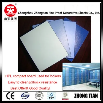 Public Lockers Cabinet Phenolic Laminate Board