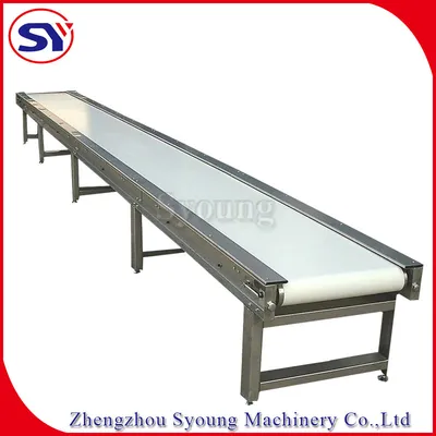 Flat Transmission Belt Conveyor Price for Logistics Industry