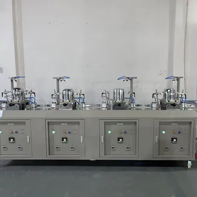 Four-Head Cap Pressing Machine with Built-in Boiler Technology