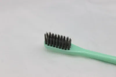 Affordable Blackish Green Travel Toothbrush for Hotels and Guests