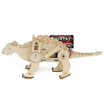 Mechanical Armor Dragon Kit Children DIY Stem Creative Scientific Programming Technology Learning Wooden Steam Educational Toy
