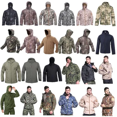 New Style Hunting Tactical Softshell Jacket Camouflage Outdoor Waterproof Climbing Jackets