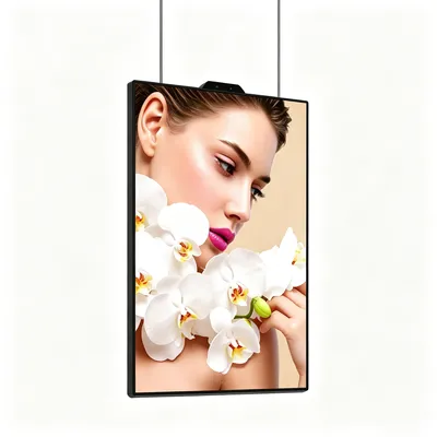 55 Inch Window Facing LCD Display 3000 Nits Pharmacy Store Auto Dimming Semi-Indoor Screen