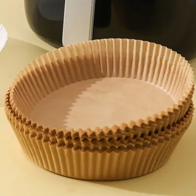 50PCS/Bag Air Fryer Disposable Non-Stick Air Fryer Parchment Baking Paper Liner